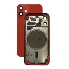 Корпус в сборе с задней панелью (крышкой) iPhone 12 mini (Red) Красный