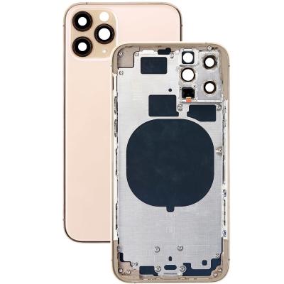 Корпус с задней панелью (крышкой) iPhone 11 Pro Золотой (Gold) CE