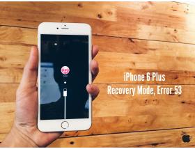 Ошибка 53 на iPhone 6. Причины и решение