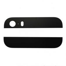 Стеклянные вставки корпуса iPhone 5S черные оригинал