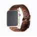 Кожаный ремешок LV leather Band 42мм 44мм для Apple Watch Коричневый
