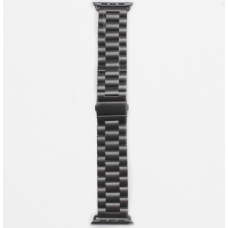 Металлический ремешок Metall 3-bead 42мм 44мм для Apple Watch Черный
