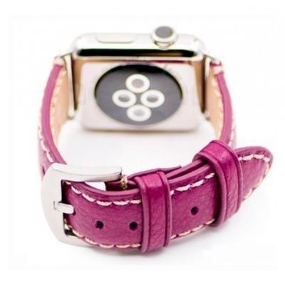 Ремень из эко-кожи New 42мм 44мм для Apple Watch Розовый