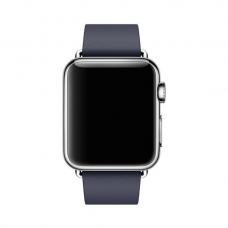 Ремень из эко-кожи Premium 42мм 44мм для Apple Watch Синий