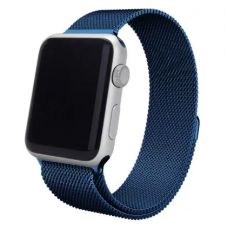 Металлический ремешок Milanese loop 38мм-40мм для Apple Watch Синий
