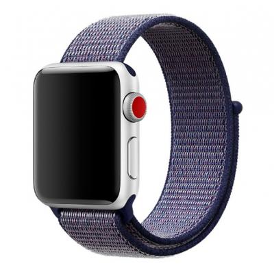 Нейлоновый ремешок Nylon loop 38мм-40мм для Apple Watch Фиолетовый