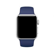 Силиконовый ремешок Sport Band 38мм-40мм для Apple Watch Темно-синий