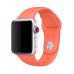 Силиконовый ремешок Sport Band 42мм 44мм для Apple Watch Оранжевый