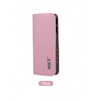 Внешний универсальный аккумулятор DL515 WST 13000 mAh Розового цвета
