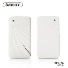 Внешний универсальный аккумулятор Remax RPP-26 5000 mAh Белый