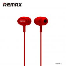 Наушники капельки Remax rm-515 Красного цвета