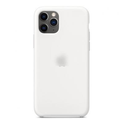 Силиконовый чехол Apple Silicon Case для iPhone 11 Pro Max Белый