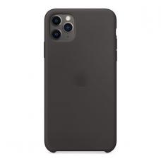 Силиконовый чехол Silicon Case для iPhone 11 Pro Max Черного цвета 