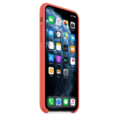 Силиконовый чехол Silicon Case для iPhone 11 Pro Кораллового цвета