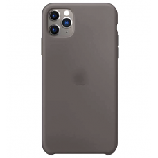 Силиконовый чехол Silicon Case для iPhone 11 Pro Серого цвета