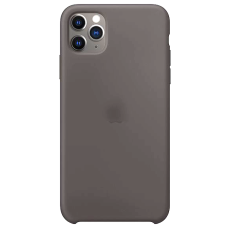 Силиконовый чехол Silicon Case для iPhone 11 Серого цвета 