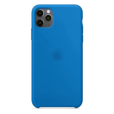 Силиконовый чехол Silicon Case для iPhone 11 Синего цвета 