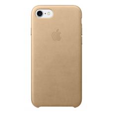 Чехол кожаный Leather Case для iPhone 5, 5s, SE Золотой