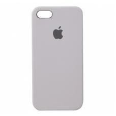 Силиконовый чехол Apple Silicon Case на iPhone 5, 5s, SE серый 