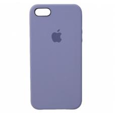 Силиконовый чехол Apple Silicon Case на iPhone 5, 5s, SE светло-синий 