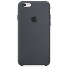 Силиконовый чехол Apple Silicon Case на iPhone 5, 5s, SE темно-серый