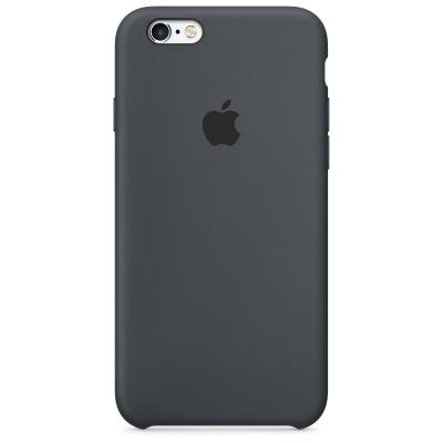 Силиконовый чехол Apple Silicon Case на iPhone 5, 5s, SE темно-серого цвета