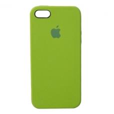 Силиконовый чехол Apple Silicon Case на iPhone 5, 5s, SE зеленый