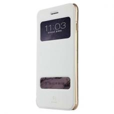 Книжка чехол Baseus Pure View Case для iPhone 6, 6s Белого цвета