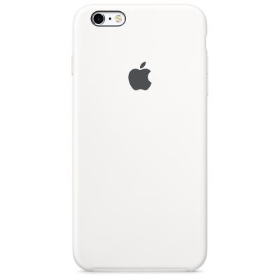 Силиконовый чехол Apple Silicon Case на iPhone 6, 6s белого цвета