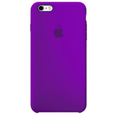 Силиконовый чехол Apple Silicon Case на iPhone 6, 6s фиолетового цвета