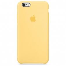 Силиконовый чехол Apple Silicon Case на iPhone 6, 6s желтый