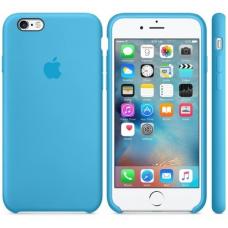 Силиконовый чехол Apple Silicon Case на iPhone 6, 6s голубой