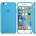 Силиконовый чехол Apple Silicon Case на iPhone 6, 6s голубого цвета
