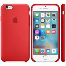 Силиконовый чехол Apple Silicon Case на iPhone 6, 6s красный