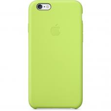 Силиконовый чехол Apple Silicon Case на iPhone 6, 6s cветло-зеленый