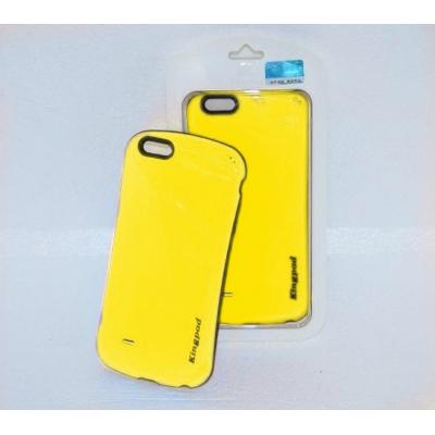 Пластиковый противоударный чехол Kingpad для iPhone 6 Plus, 6s Plus Желтый