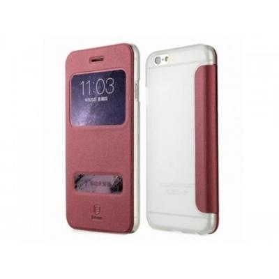 Чехол-книжка из эко-кожи Baseus Mile Series Case для iPhone 6 Plus, 6s Plus цвет Вишневый