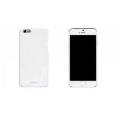 Чехол пластиковый прорезиненный Nuoku для iPhone 6 Plus, 6s Plus Белый