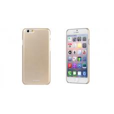 Чехол пластиковый прорезиненный Nuoku для iPhone 6 Plus, 6s Plus Золотой