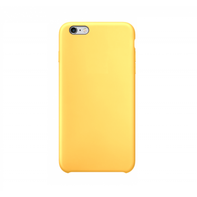 Пластиковый чехол Soft-Touch для iPhone 6 Plus, 6s Plus Желтый