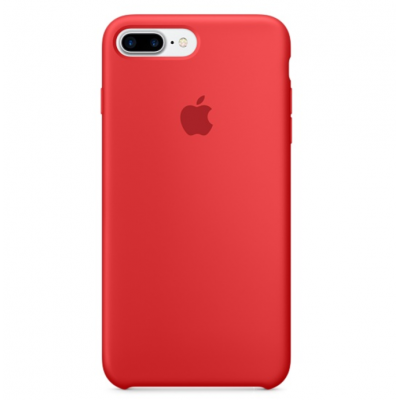 Силиконовый чехол Apple Silicon Case для iPhone 7 Plus Красный