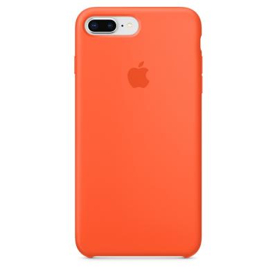 Силиконовый чехол Apple Silicon Case для iPhone 7 Plus Оранжевый