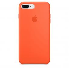 Чехол силиконовый Apple Silicon Case для iPhone 8 Plus Оранжевый