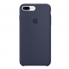 Чехол силиконовый Apple Silicon Case для iPhone 8 Plus Темно-синий