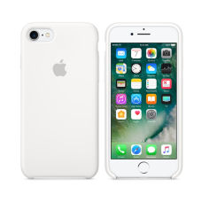 Чехол силиконовый Apple Silicon Case для iPhone 8 Белый