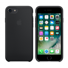 Чехол силиконовый Apple Silicon Case для iPhone 8 Черный