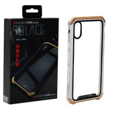 Противоударный чехол Element Case Solace для iPhone XS Max Прозрачный с золотым