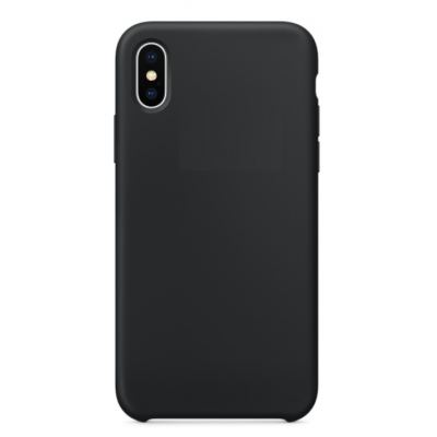 Чехол Apple Soft Touch пластиковый на iPhone X / iPhone 10 Черный