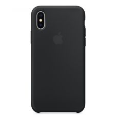 Чехол силиконовый Apple Silicon Case для iPhone X / iPhone 10 Черный