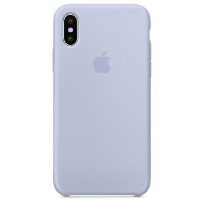 Чехол силиконовый Apple Silicon Case для iPhone X / iPhone 10 Голубой
